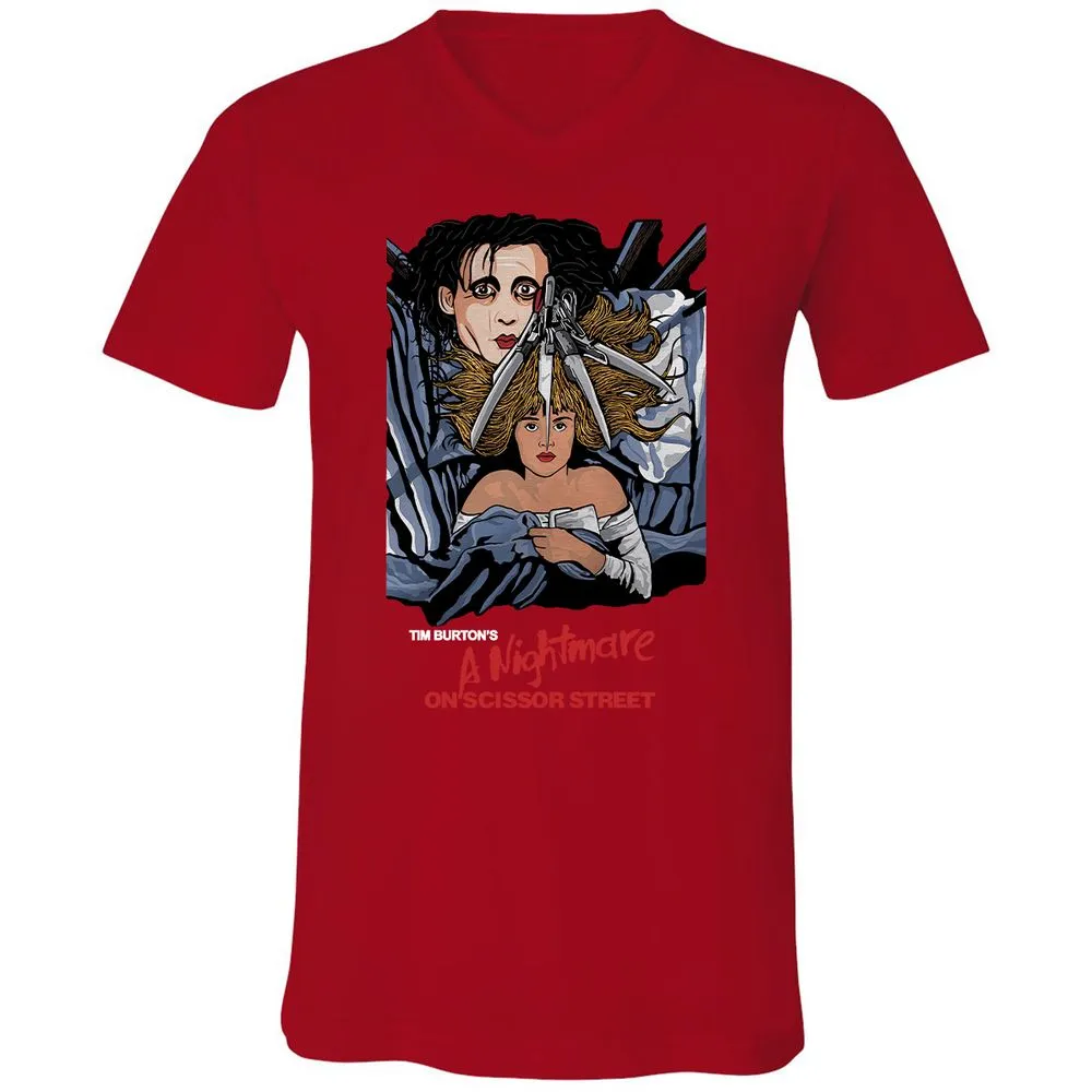 Unisex V-Neck T-Shirt - 28UUK48K - Red - 3