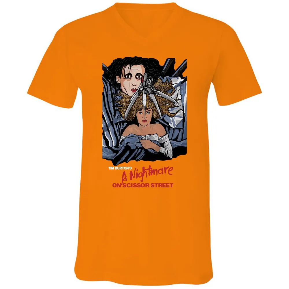 Unisex V-Neck T-Shirt - 28UUK48K - Orange - 11