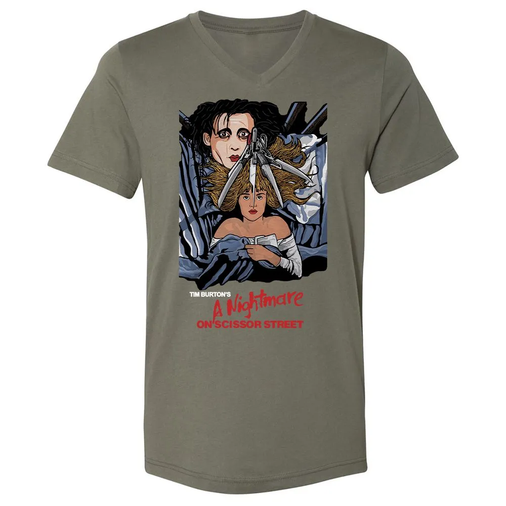 Unisex V-Neck T-Shirt - 28UUK48K - Military Green - 10