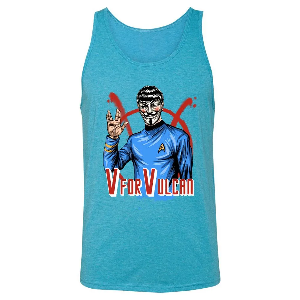 Unisex Jersey Tank - 7DPABXUC - Aqua Triblend - 3