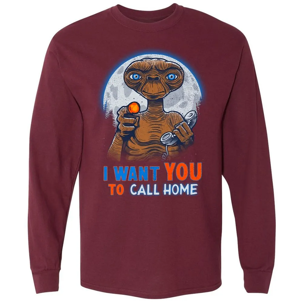 Long Sleeve T-Shirt - 6SNVSTW5 - Maroon - 11