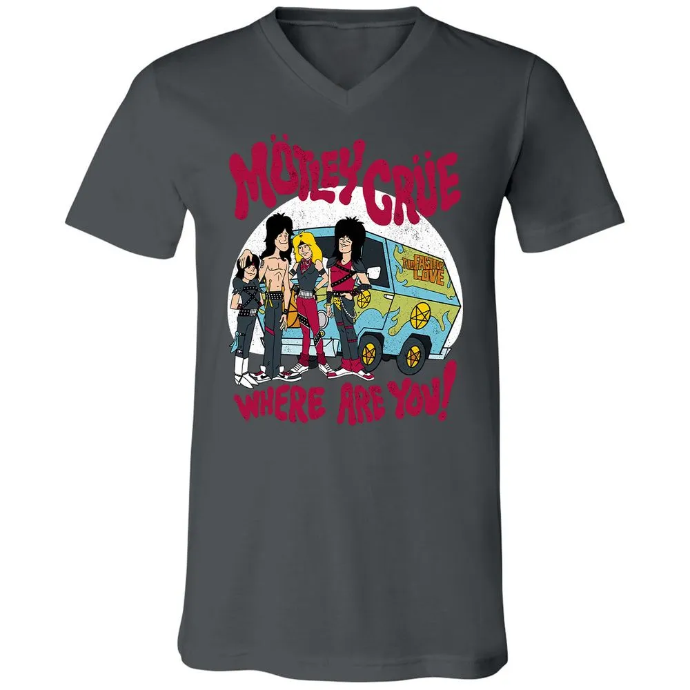 Unisex V-Neck T-Shirt - 33NDJVUP - Asphalt - 12