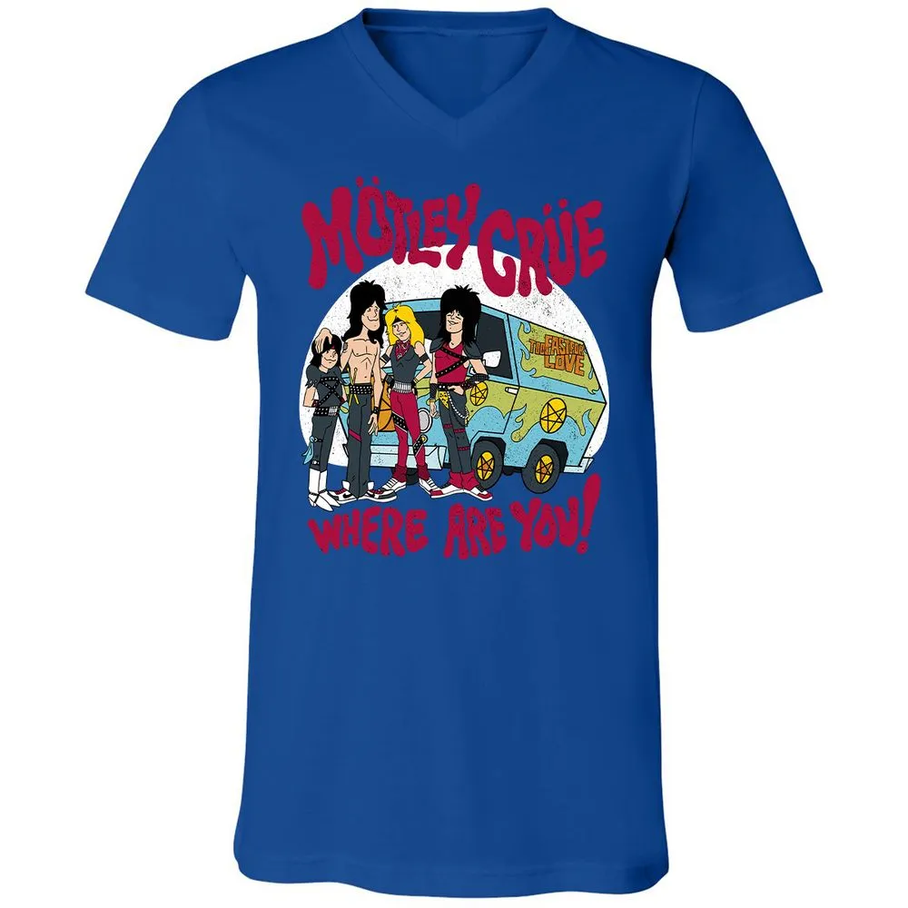 Unisex V-Neck T-Shirt - 33NDJVUP - True Royal - 4