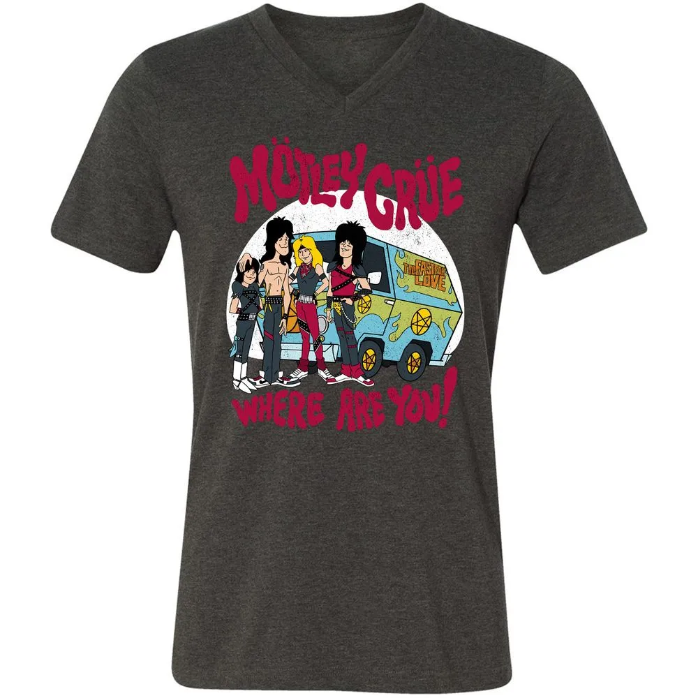 Unisex V-Neck T-Shirt - 33NDJVUP - Dark Grey Heather - 8