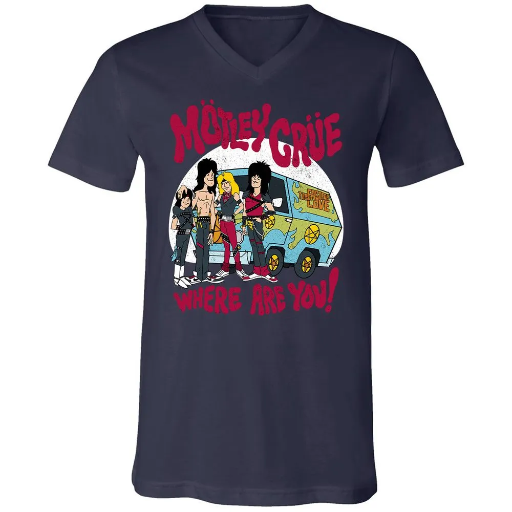 Unisex V-Neck T-Shirt - 33NDJVUP - Navy - 2