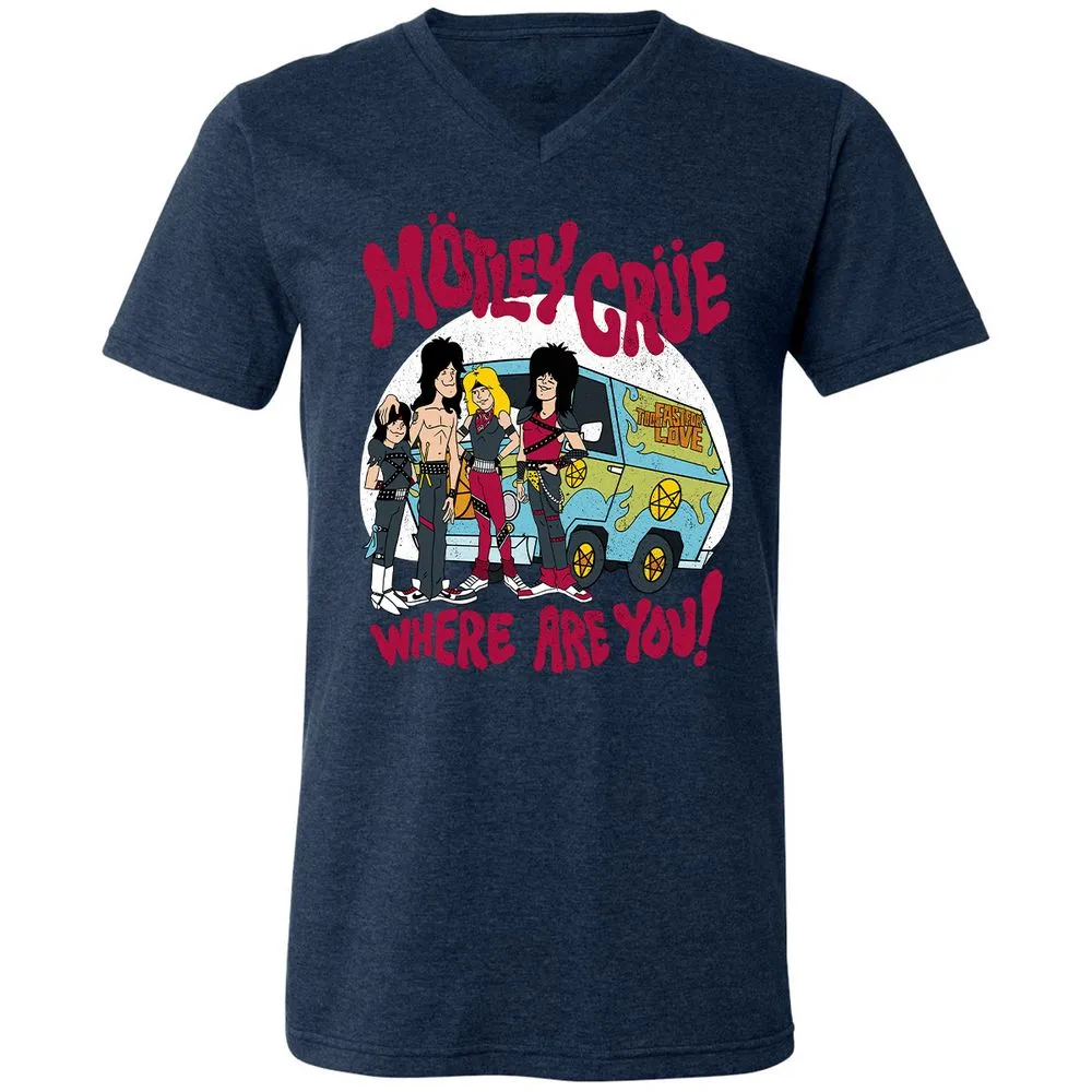 Unisex V-Neck T-Shirt - 33NDJVUP - Heather Navy - 15