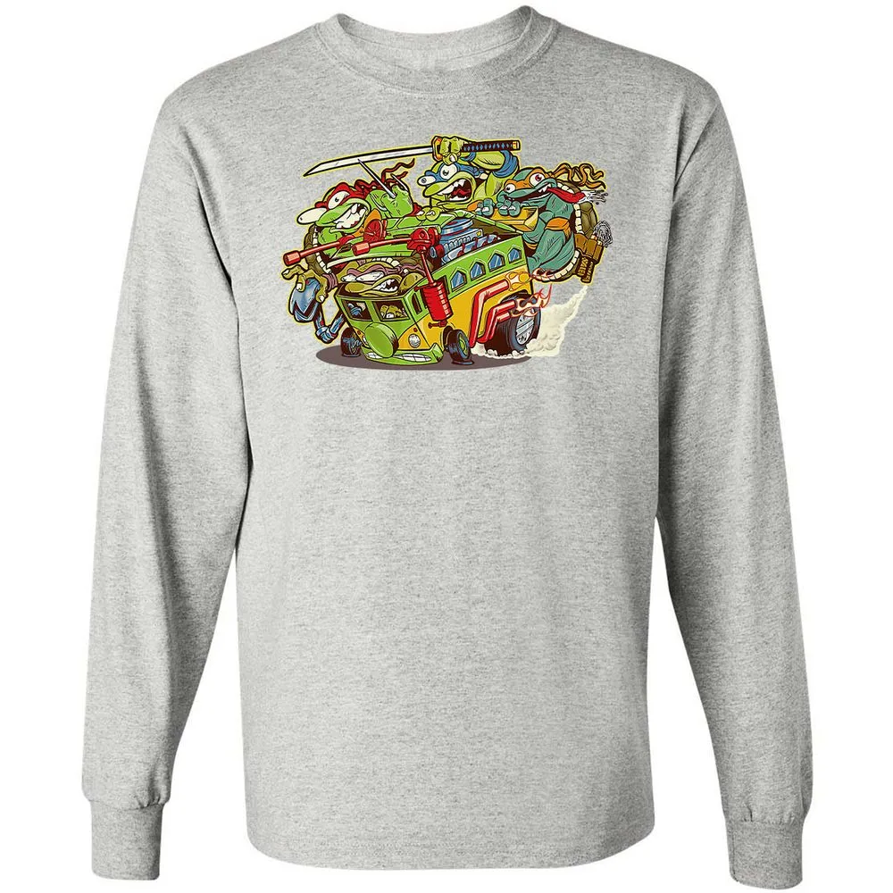 Long Sleeve T-Shirt - Y9TH2G6Z - Ash - 7