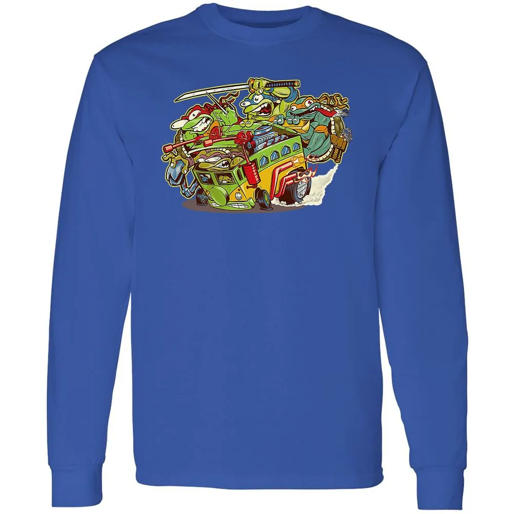 Long Sleeve T-Shirt - Y9TH2G6Z - Royal - 8