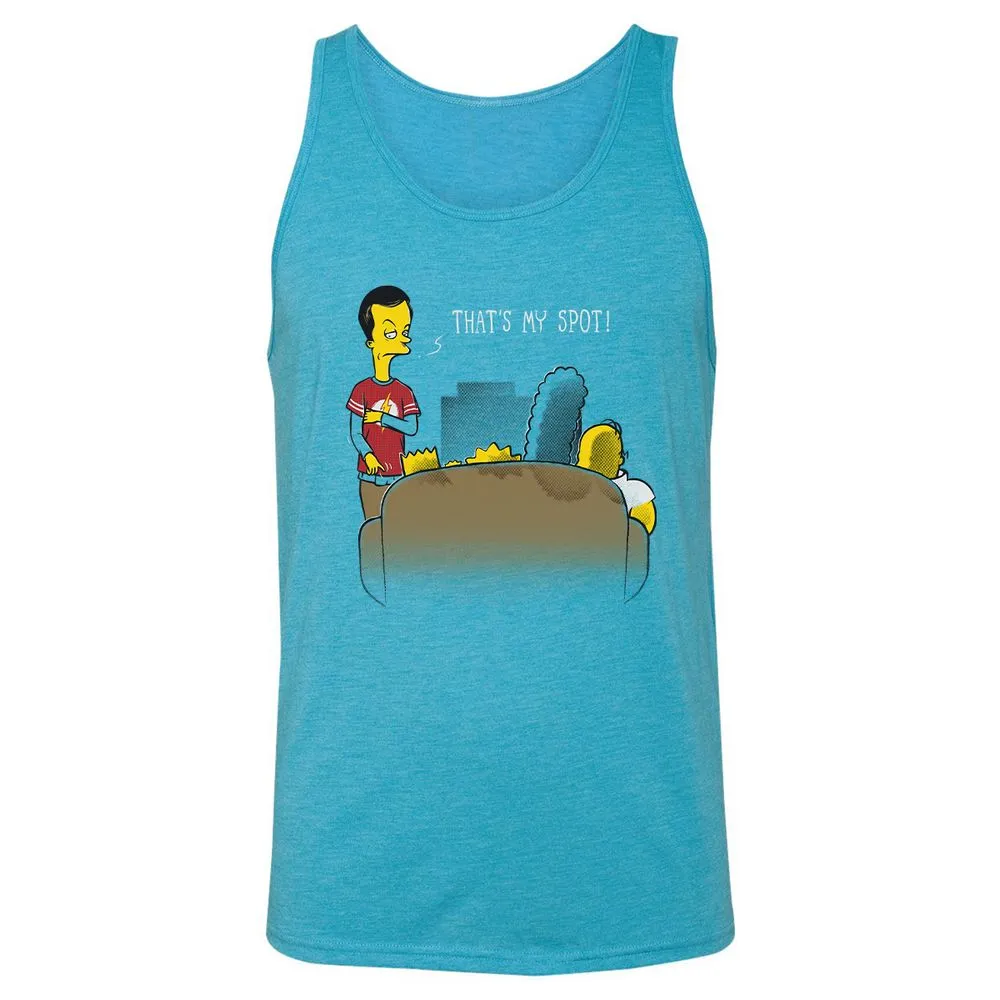 Unisex Jersey Tank - PAQDGV3M - Aqua Triblend - 3