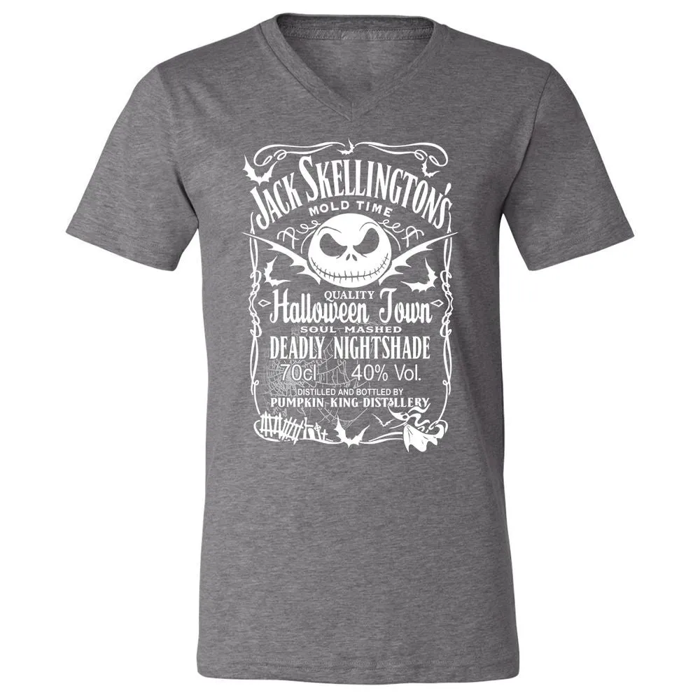 Unisex V-Neck T-Shirt - D4EQD5C7 - Deep Heather - 13
