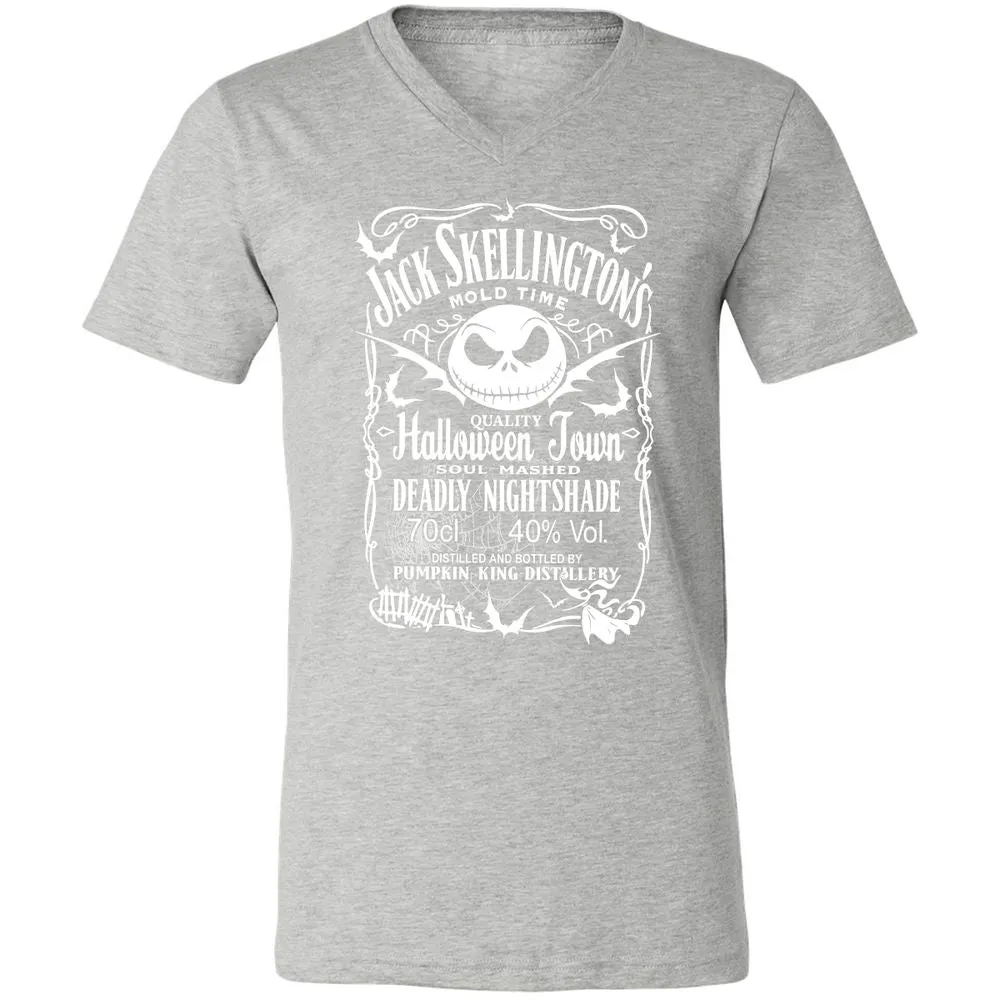 Unisex V-Neck T-Shirt - D4EQD5C7 - Athletic Heather - 7