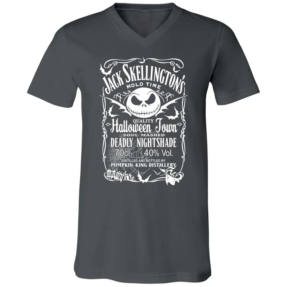 Unisex V-Neck T-Shirt - D4EQD5C7 - Asphalt - 12