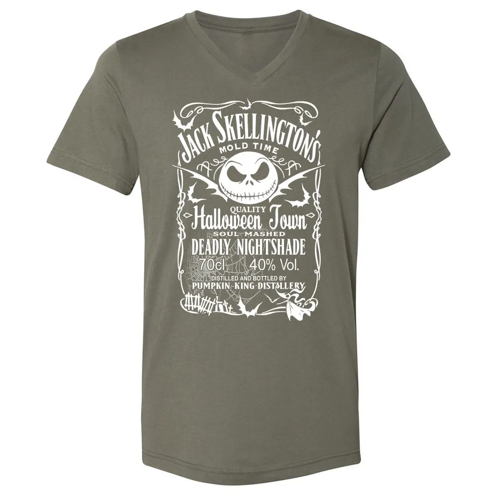 Unisex V-Neck T-Shirt - D4EQD5C7 - Military Green - 10
