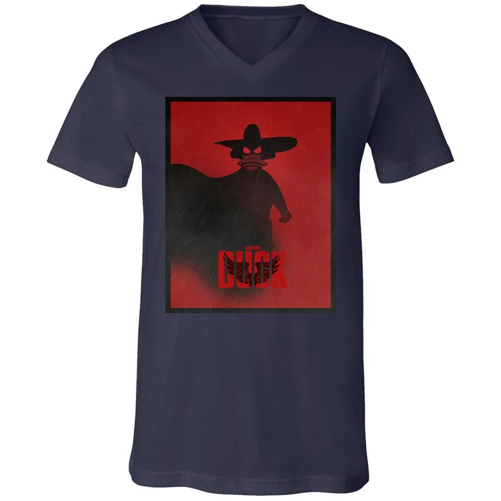 Unisex V-Neck T-Shirt - A44R8QRT - Navy - 2