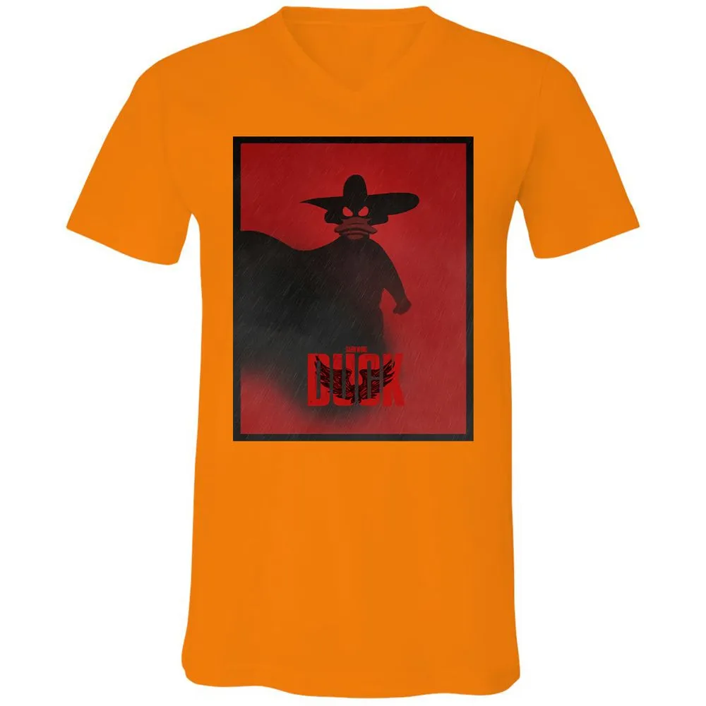 Unisex V-Neck T-Shirt - A44R8QRT - Orange - 11