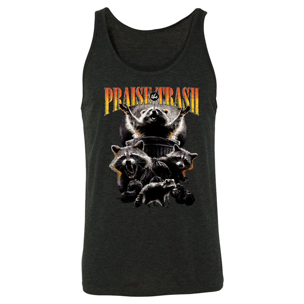Unisex Jersey Tank - 4SBKHQLF - Charcoal Black Triblend - 5