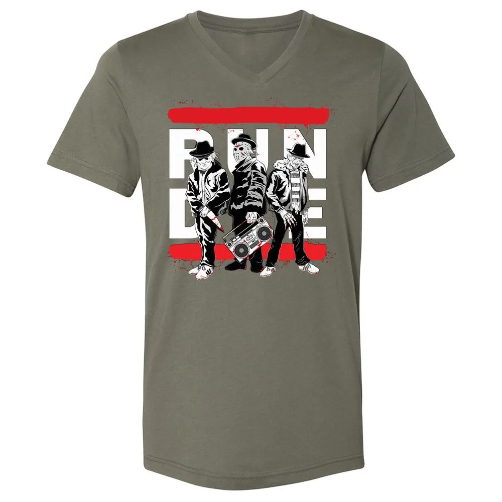 Unisex V-Neck T-Shirt - K5S81PRX - Military Green - 10
