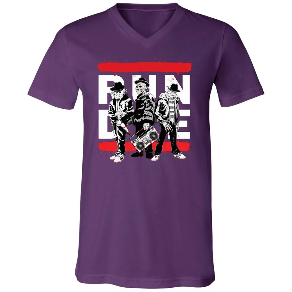 Unisex V-Neck T-Shirt - K5S81PRX - Team Purple - 9