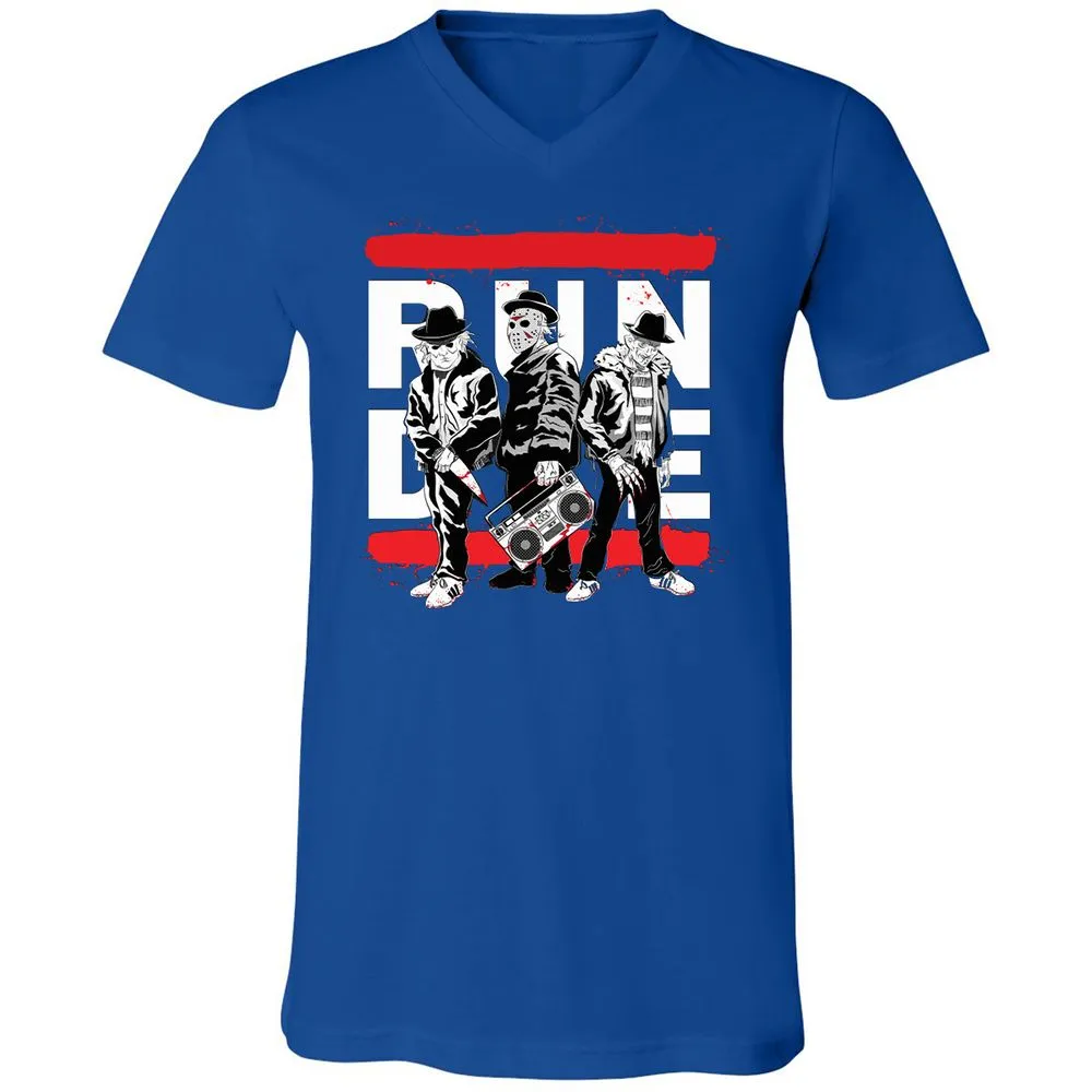 Unisex V-Neck T-Shirt - K5S81PRX - True Royal - 4