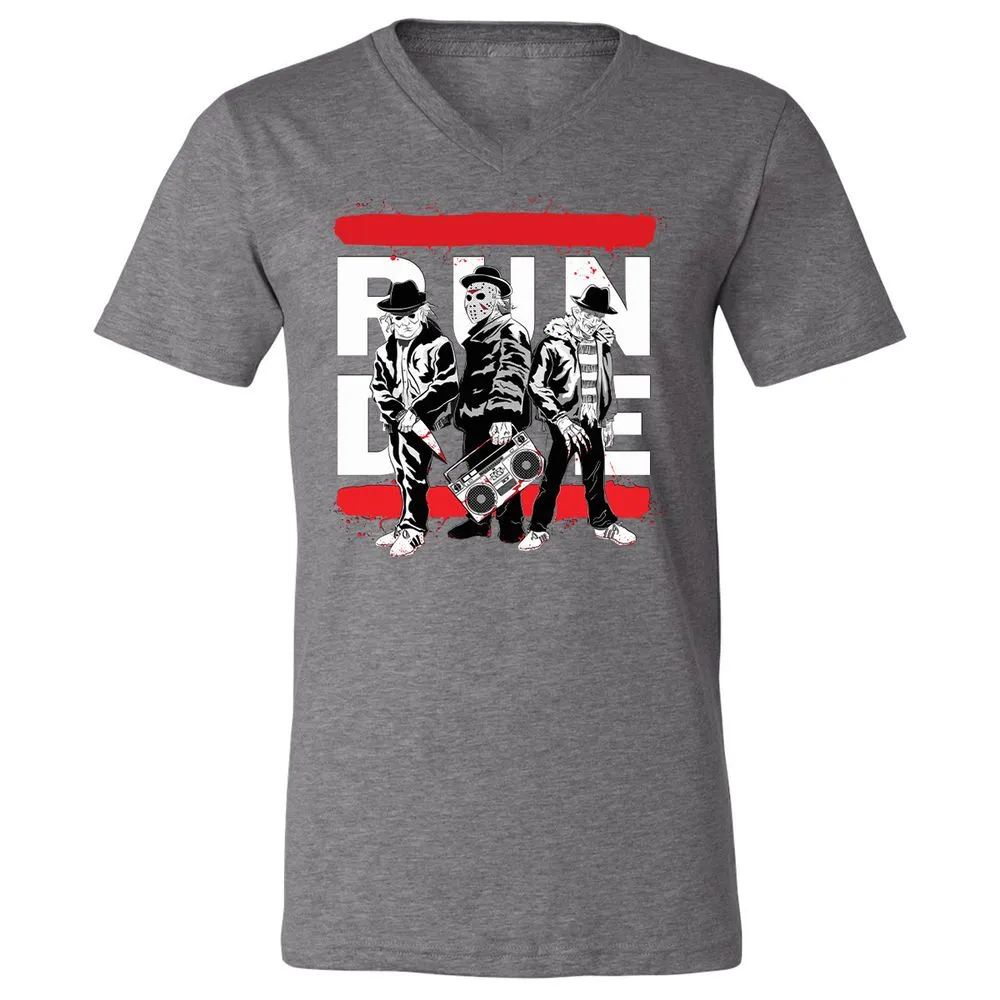 Unisex V-Neck T-Shirt - K5S81PRX - Deep Heather - 13