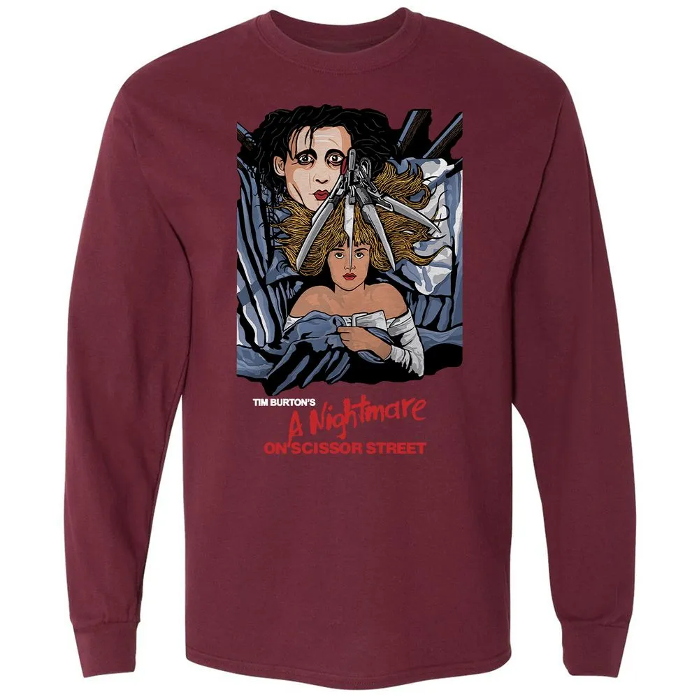 Long Sleeve T-Shirt - 11FZ9HPC - Maroon - 11