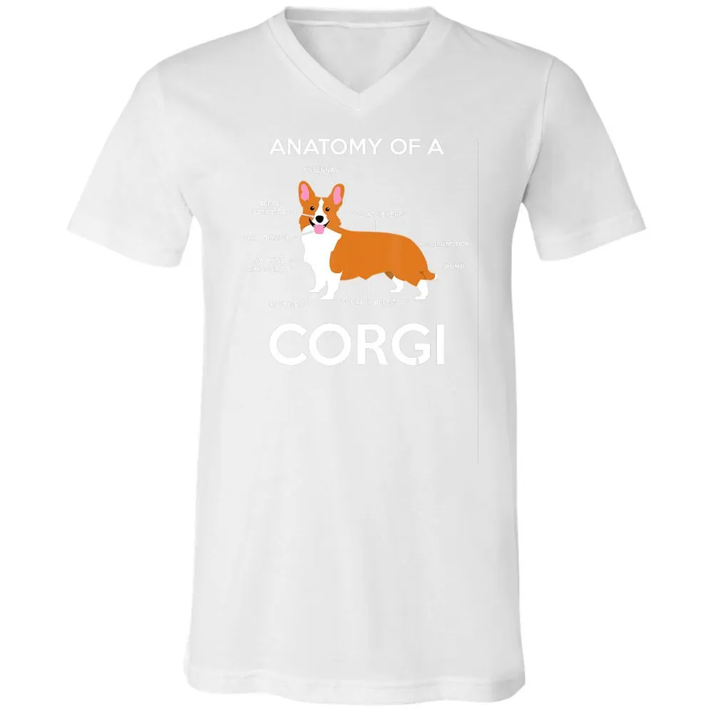 Unisex V-Neck T-Shirt - EY3G6V34 - White - 5