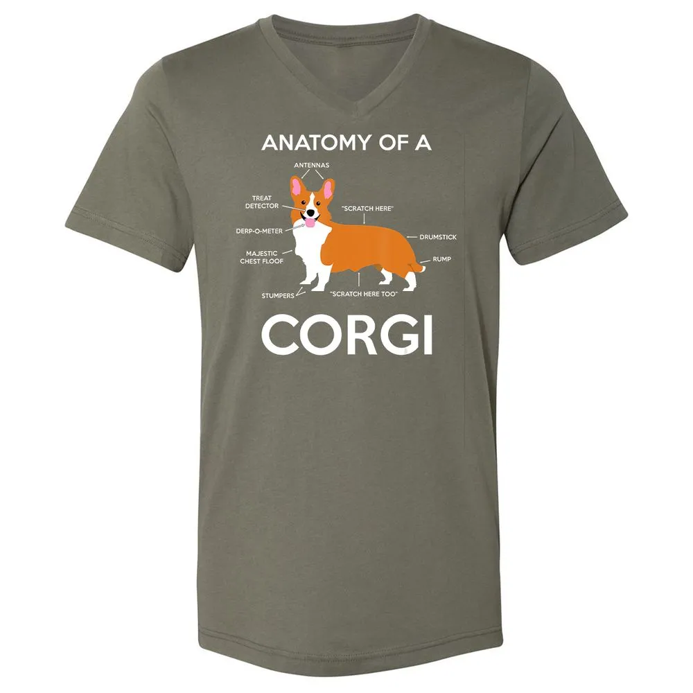 Unisex V-Neck T-Shirt - EY3G6V34 - Military Green - 10