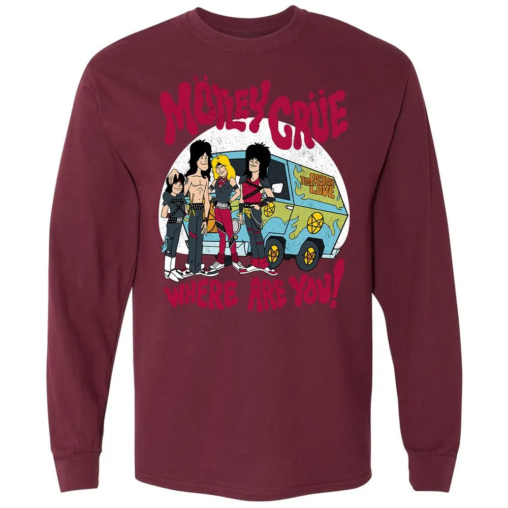 Long Sleeve T-Shirt - 3WZZFF77 - Maroon - 11