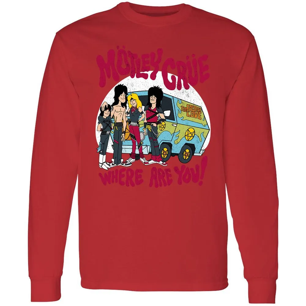 Long Sleeve T-Shirt - 3WZZFF77 - Red - 14