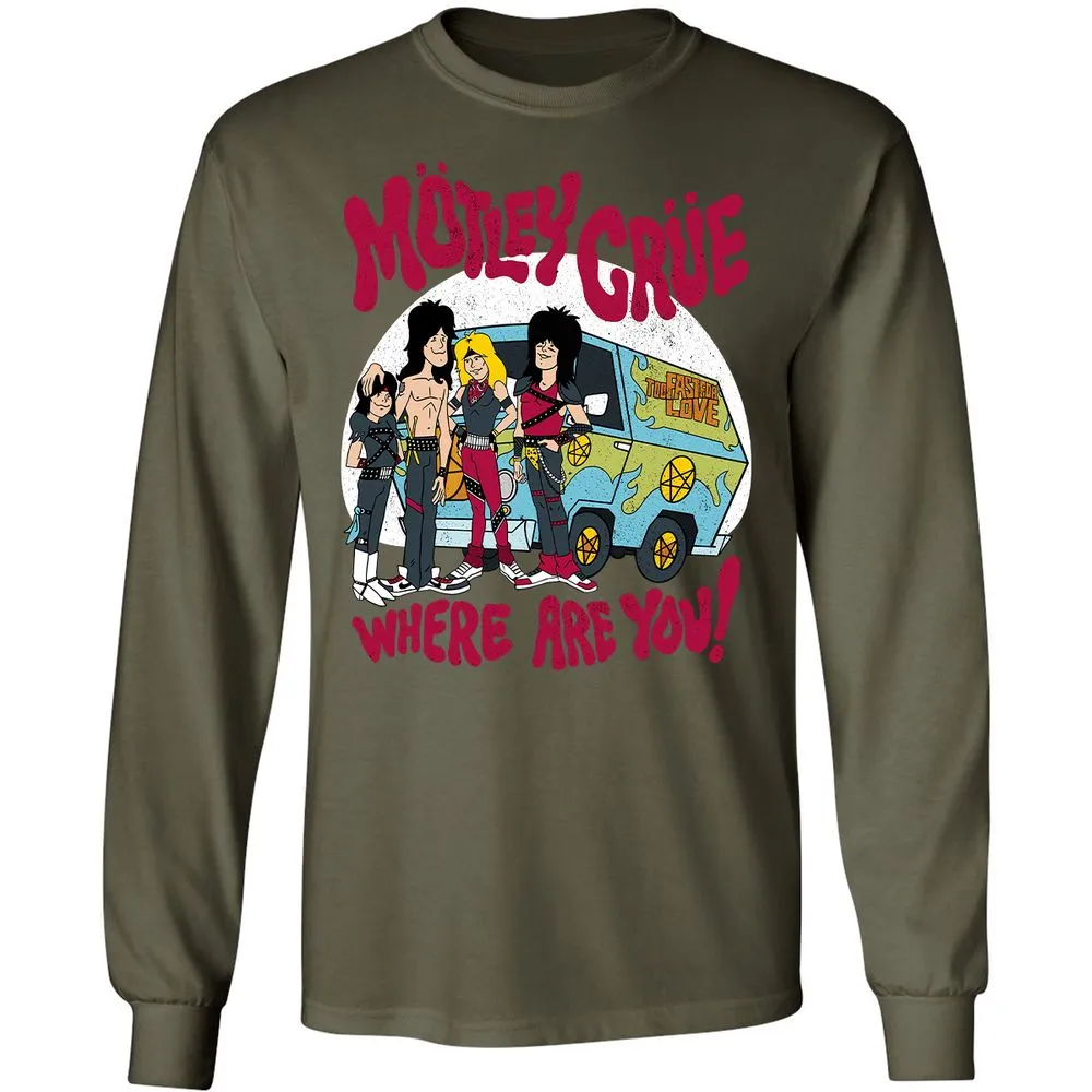 Long Sleeve T-Shirt - 3WZZFF77 - Military Green - 16