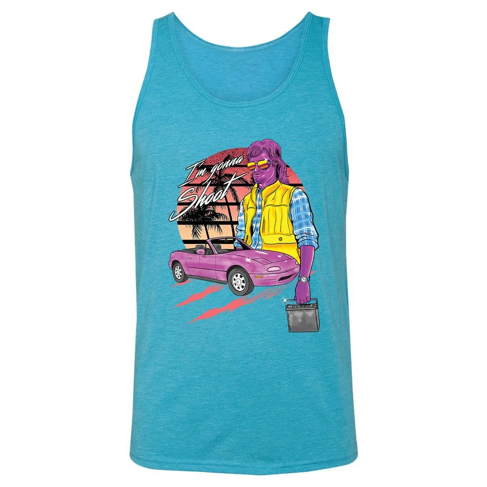 Unisex Jersey Tank - SPALQU54 - Aqua Triblend - 3