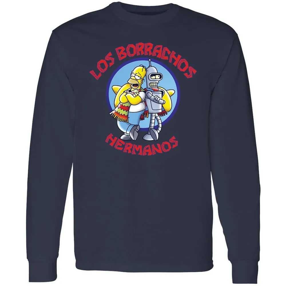 Long Sleeve T-Shirt - W6BYLLCC - Navy - 2