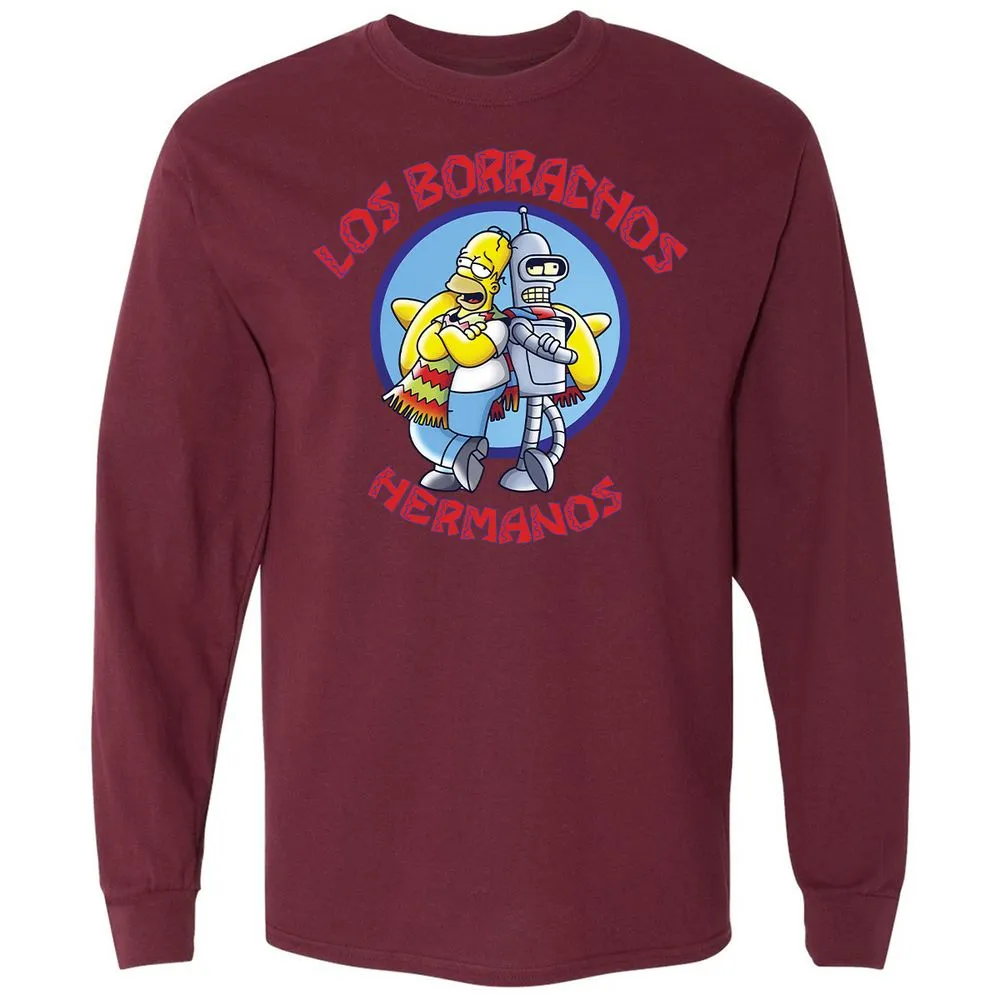 Long Sleeve T-Shirt - W6BYLLCC - Maroon - 11