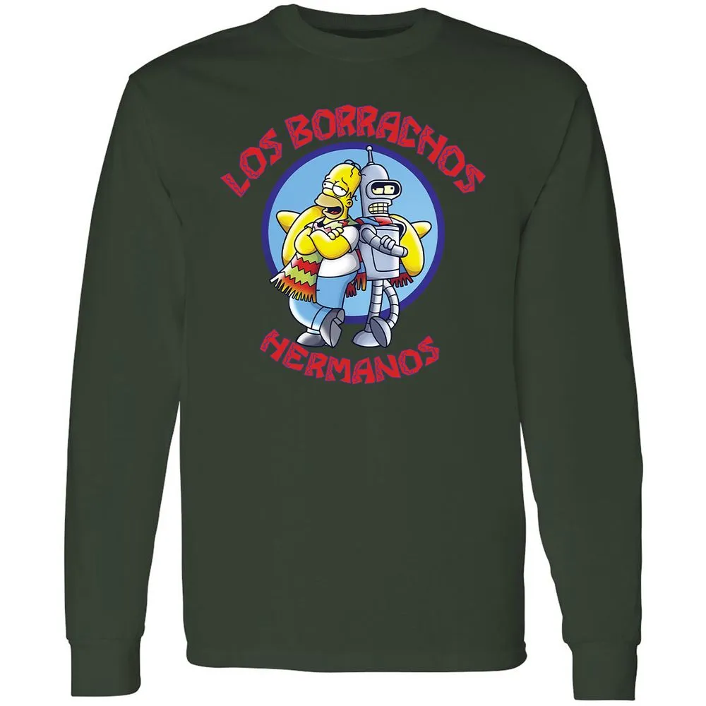 Long Sleeve T-Shirt - W6BYLLCC - Forest Green - 4