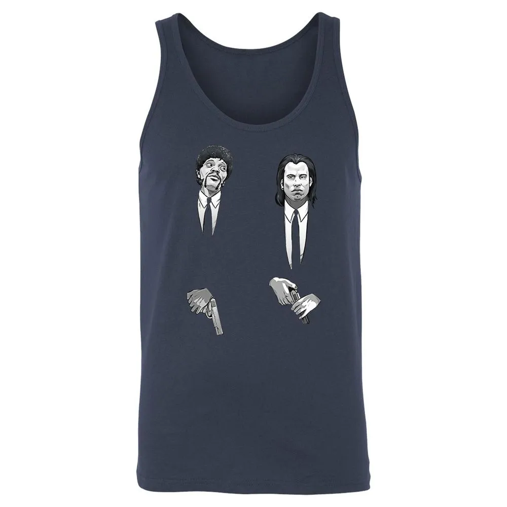 Unisex Jersey Tank - P9XZ8XYF - Navy - 2
