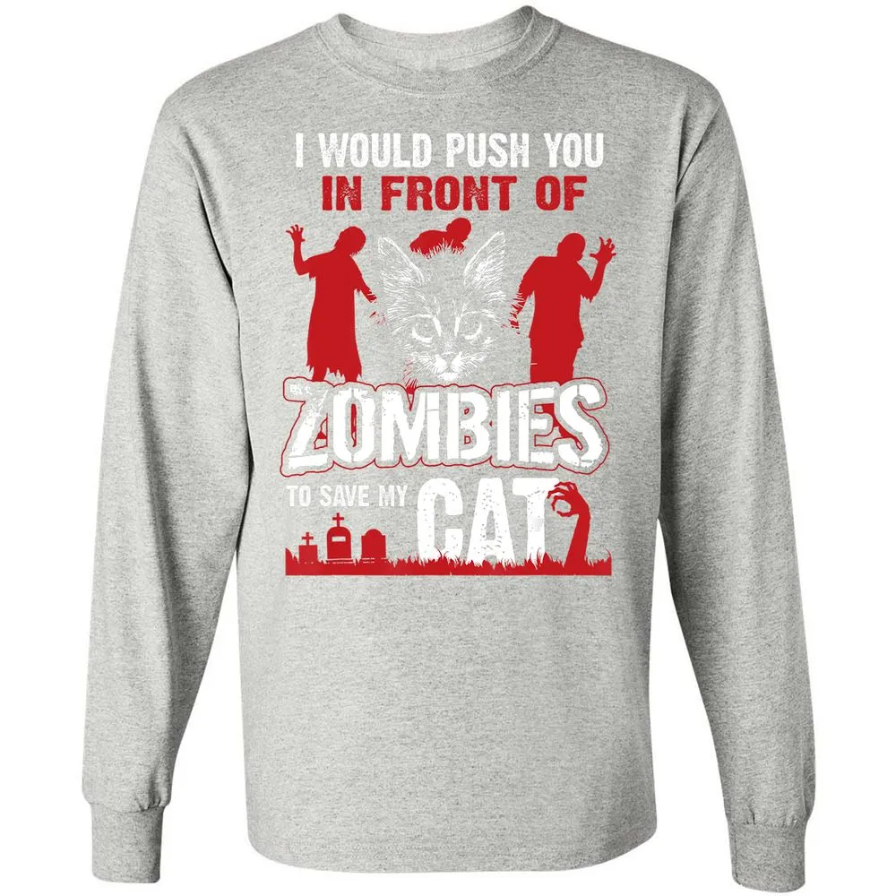 Long Sleeve T-Shirt - M1RE8M6G - Ash - 7