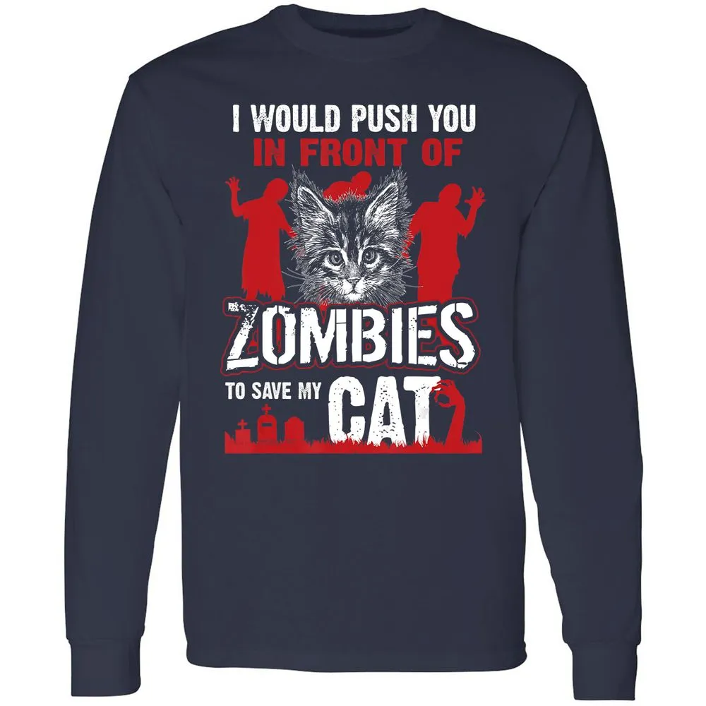 Long Sleeve T-Shirt - M1RE8M6G - Navy - 2