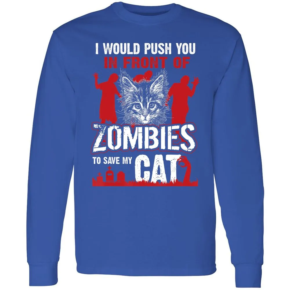 Long Sleeve T-Shirt - M1RE8M6G - Royal - 8