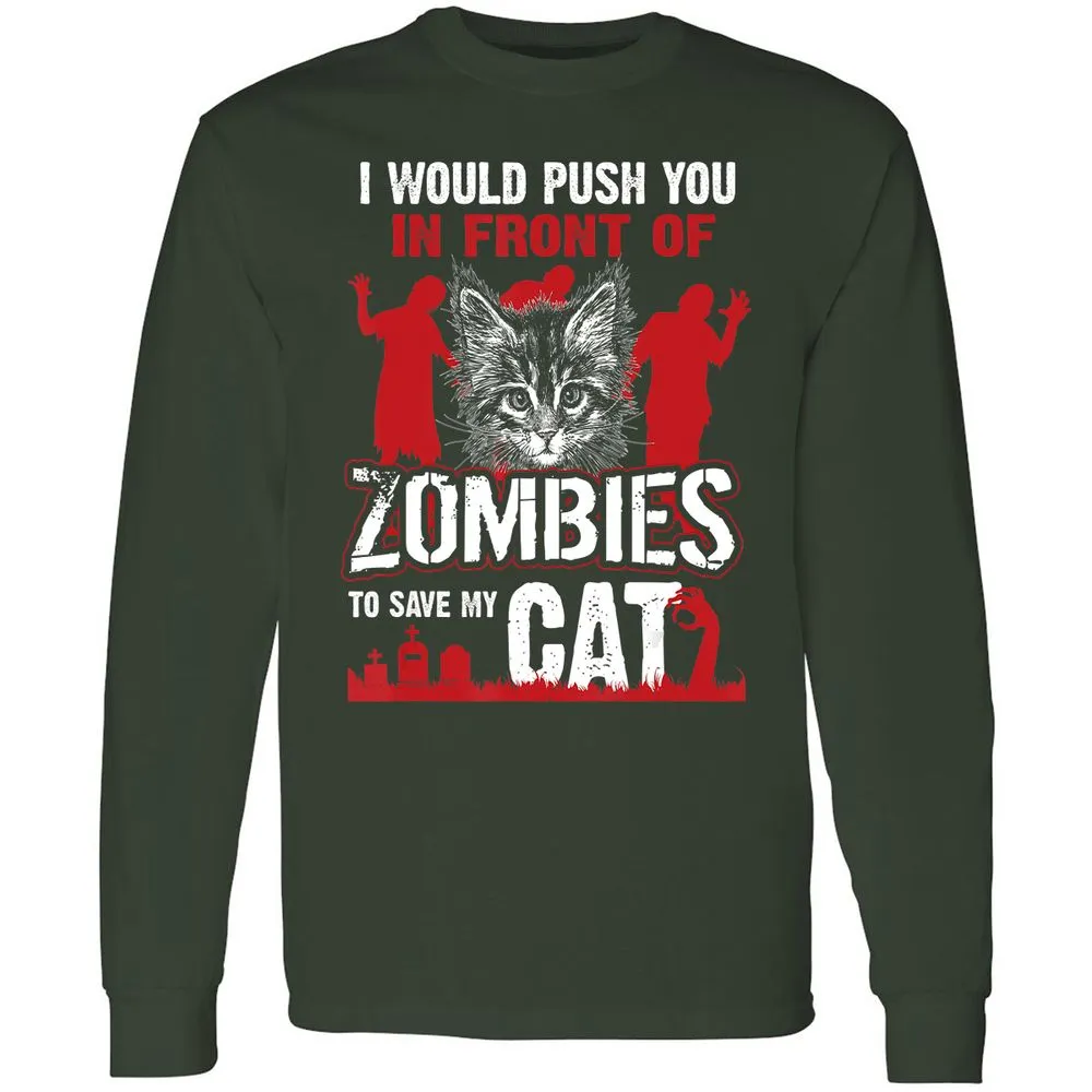 Long Sleeve T-Shirt - M1RE8M6G - Forest Green - 4