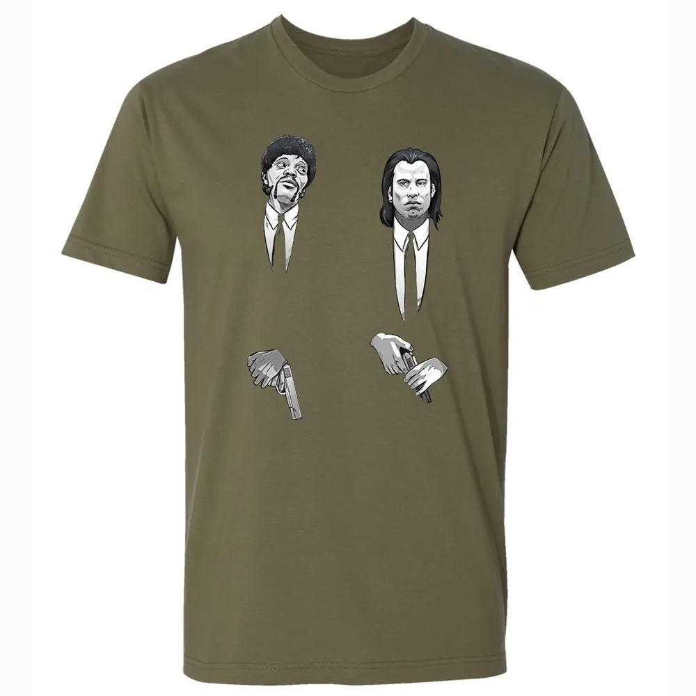 Premium Unisex T-Shirt - 8FAMU3D4 - Military Green - 5