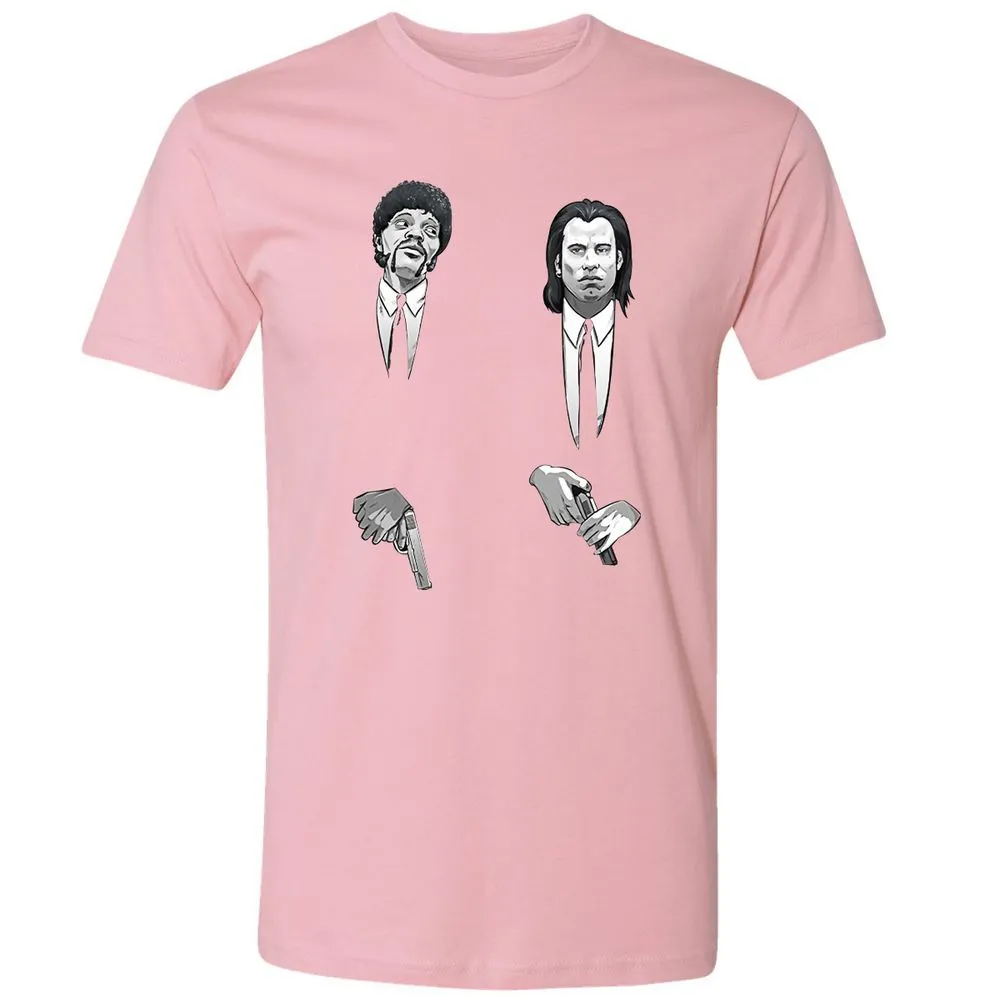Premium Unisex T-Shirt - 8FAMU3D4 - Light Pink - 3