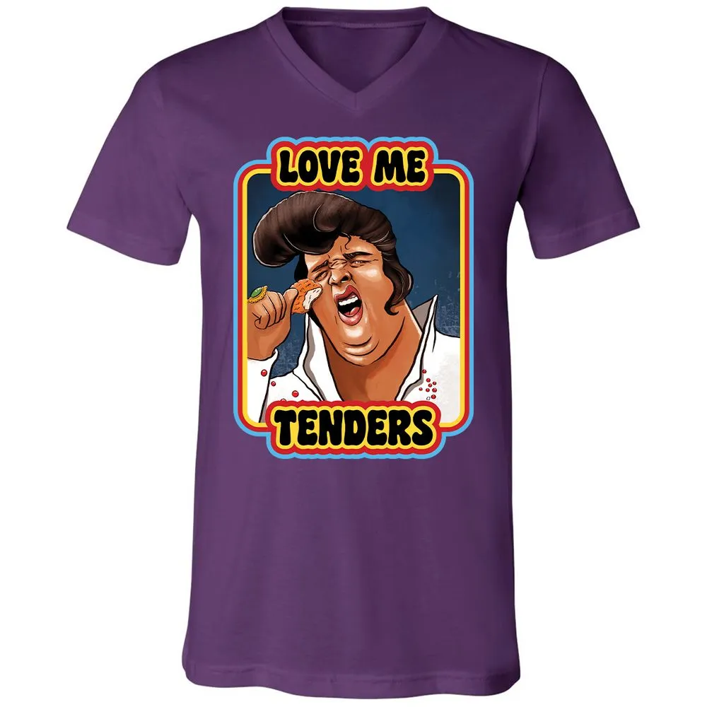 Unisex V-Neck T-Shirt - J9WAKS7N - Team Purple - 9