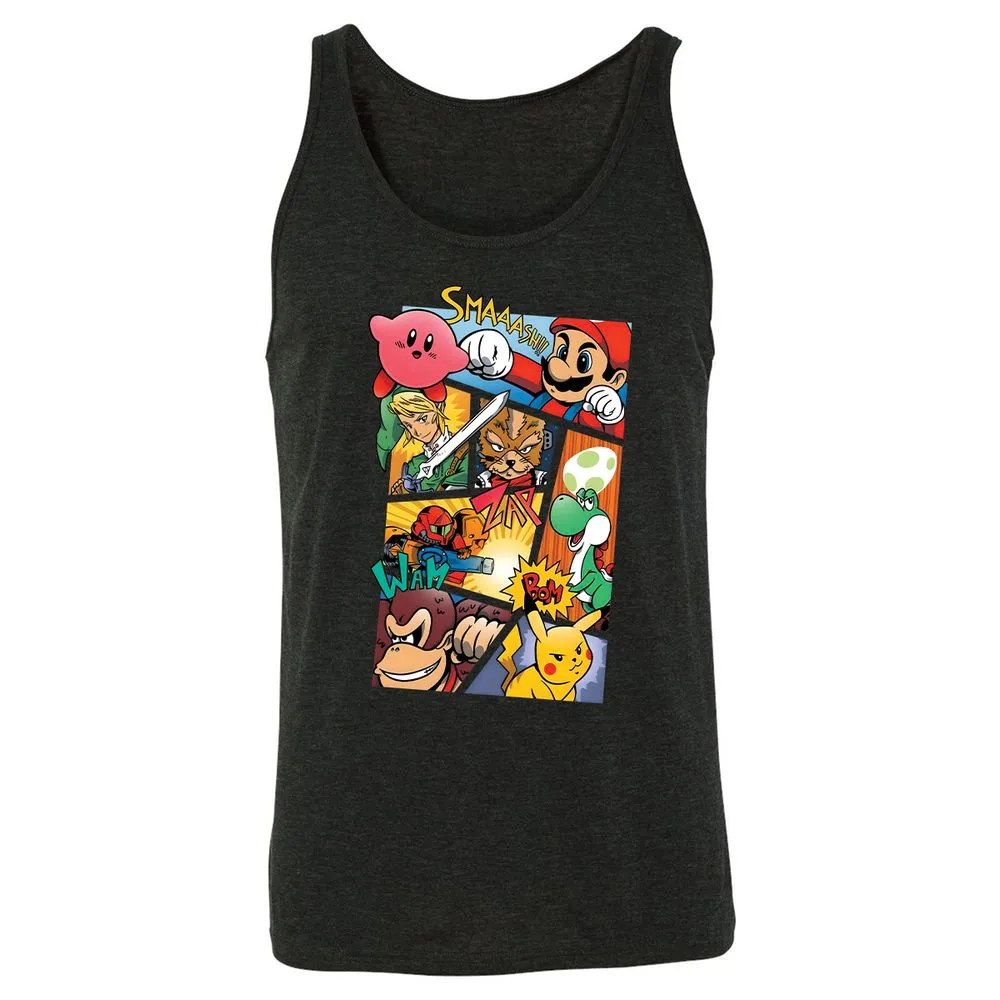 Unisex Jersey Tank - JSJ99E82 - Charcoal Black Triblend - 5