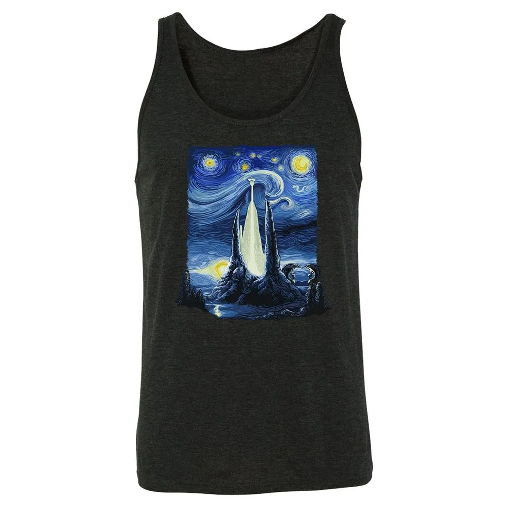 Unisex Jersey Tank - CGFEKM3T - Charcoal Black Triblend - 5