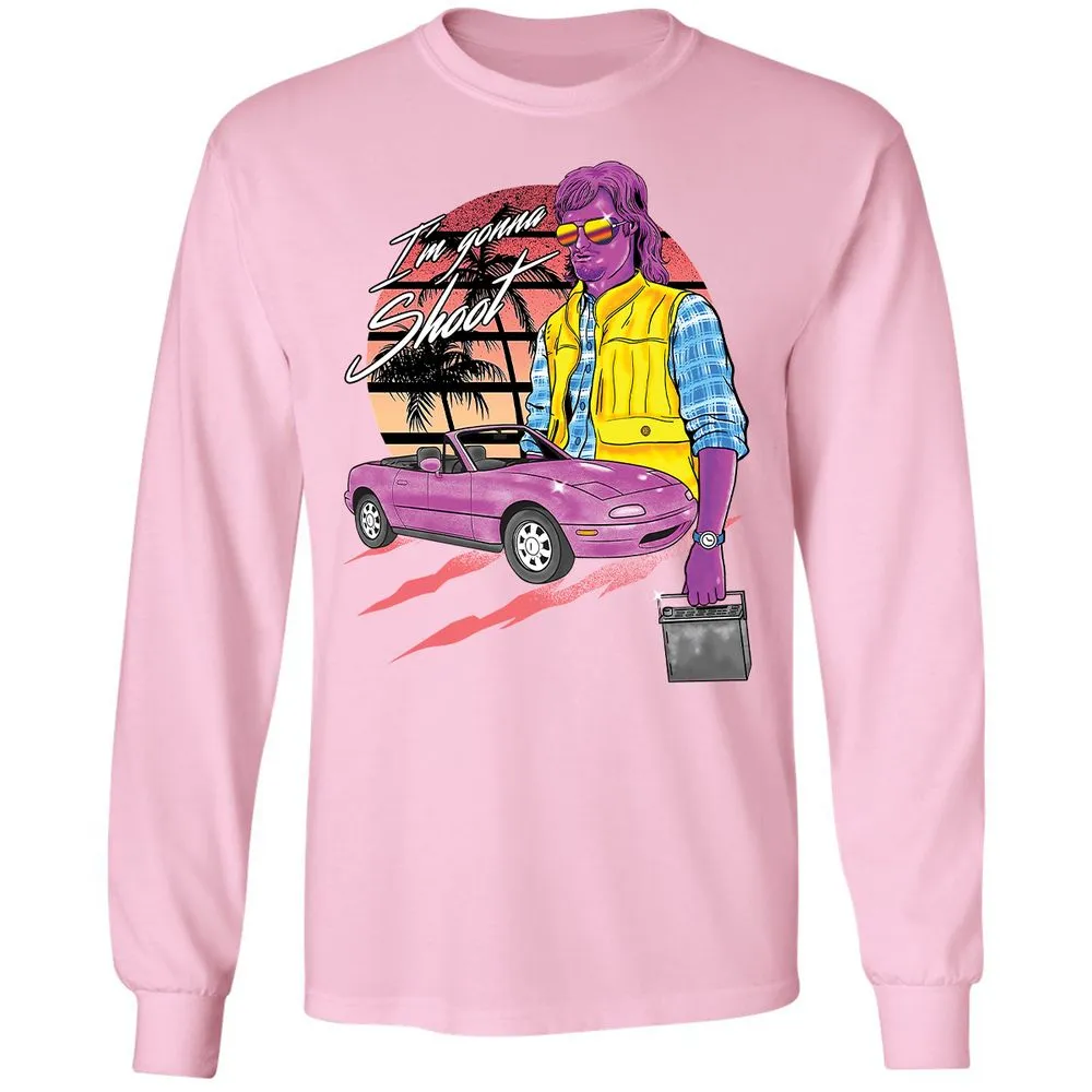 Long Sleeve T-Shirt - KZT8G1B5 - Light Pink - 3