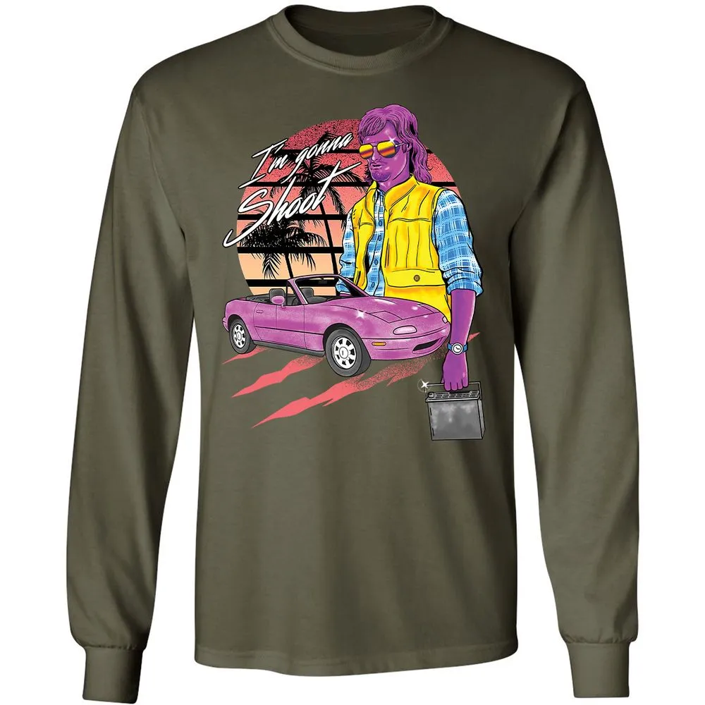 Long Sleeve T-Shirt - KZT8G1B5 - Military Green - 16