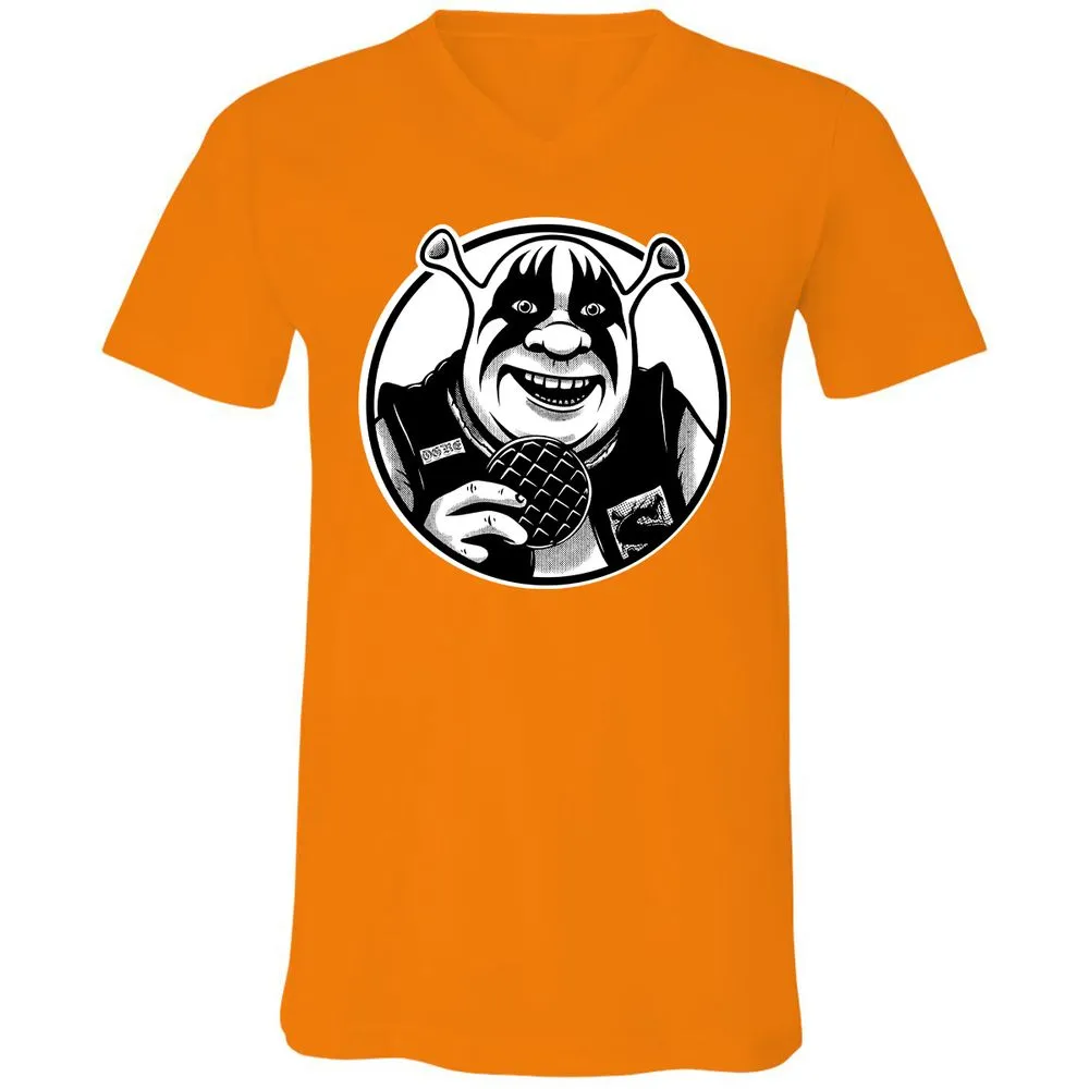 Unisex V-Neck T-Shirt - FEAMGZ36 - Orange - 11