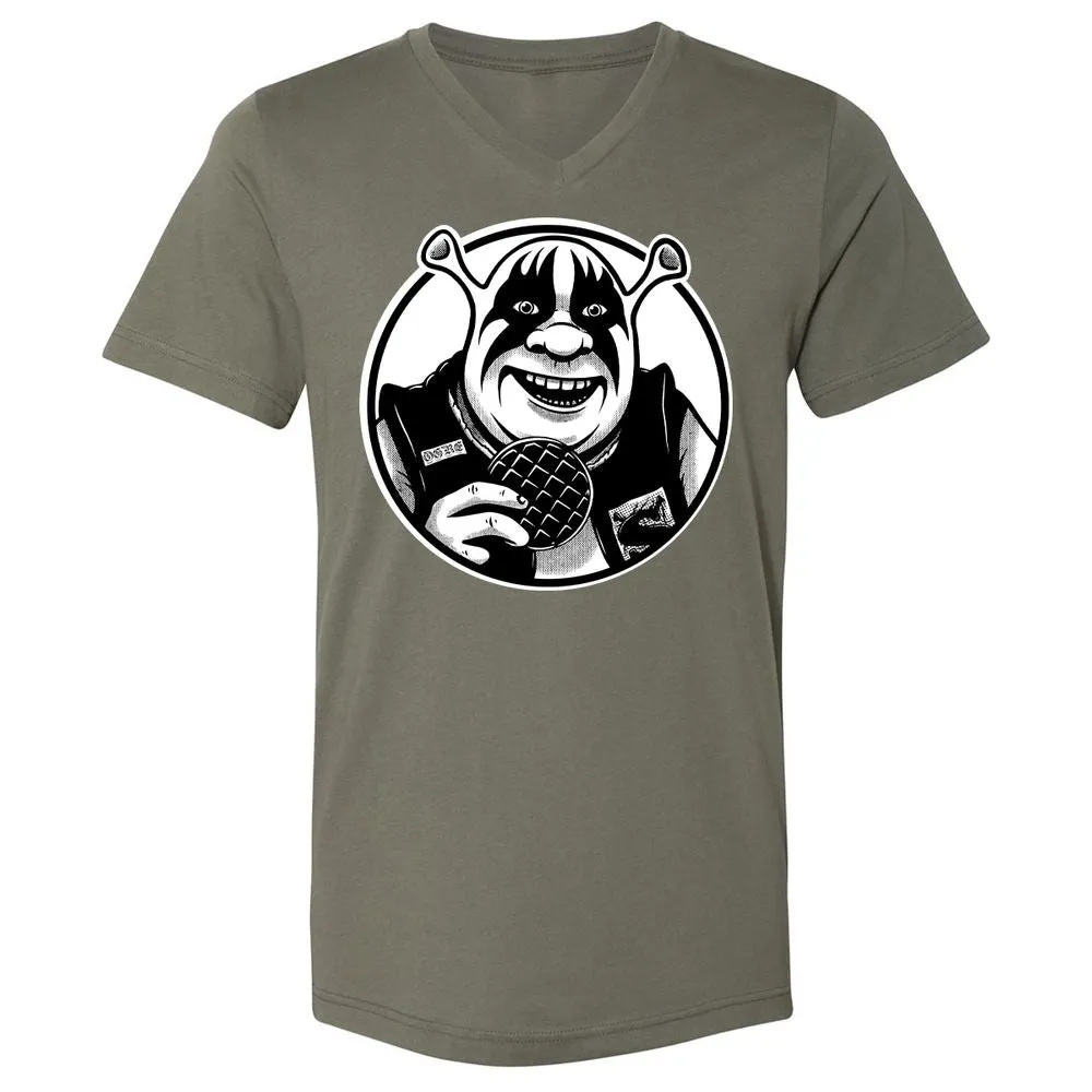 Unisex V-Neck T-Shirt - FEAMGZ36 - Military Green - 10