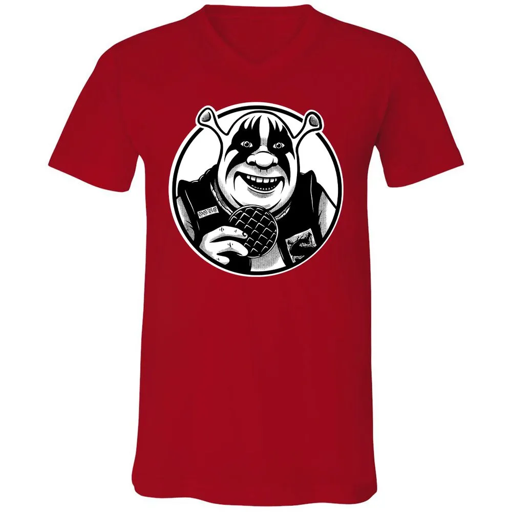Unisex V-Neck T-Shirt - FEAMGZ36 - Red - 3