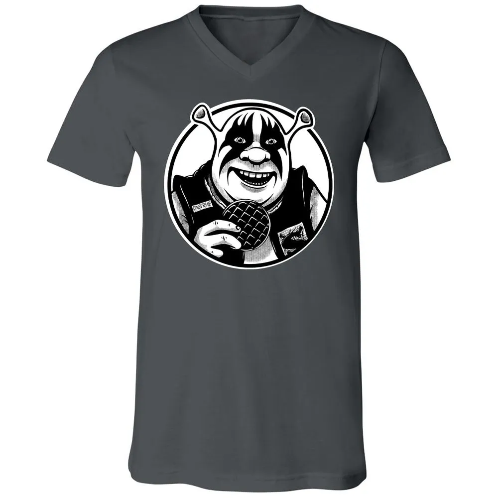 Unisex V-Neck T-Shirt - FEAMGZ36 - Asphalt - 12